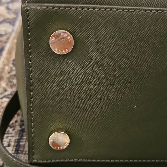 Michael Kors Selma Bag In Olive Green - Picture 9 of 16
